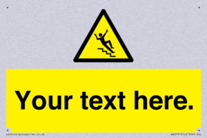 Custom Slippery Stairs Sign